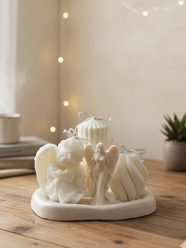 سینی شمع دو فرشته